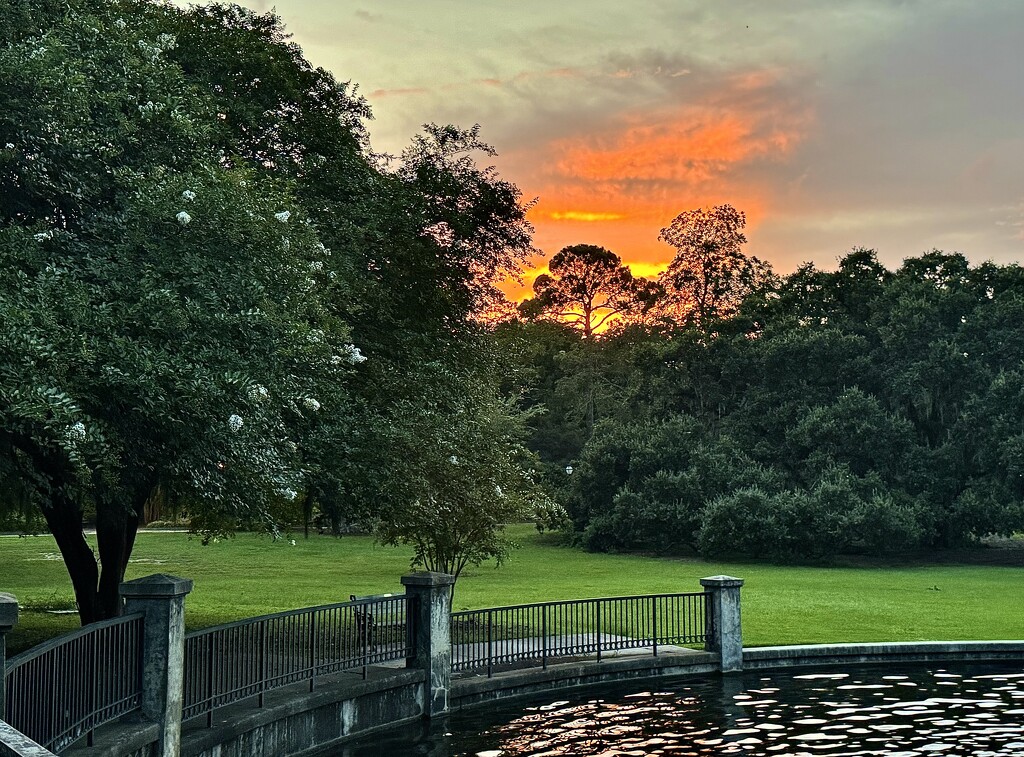 Sunset at Hampton Park by congaree