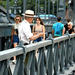 Heavy traffic on the Chain Bridge