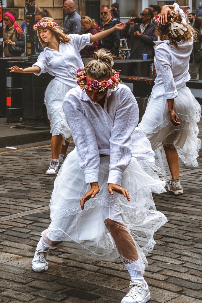 Dancing in the streets of Edinburgh  by billdavidson