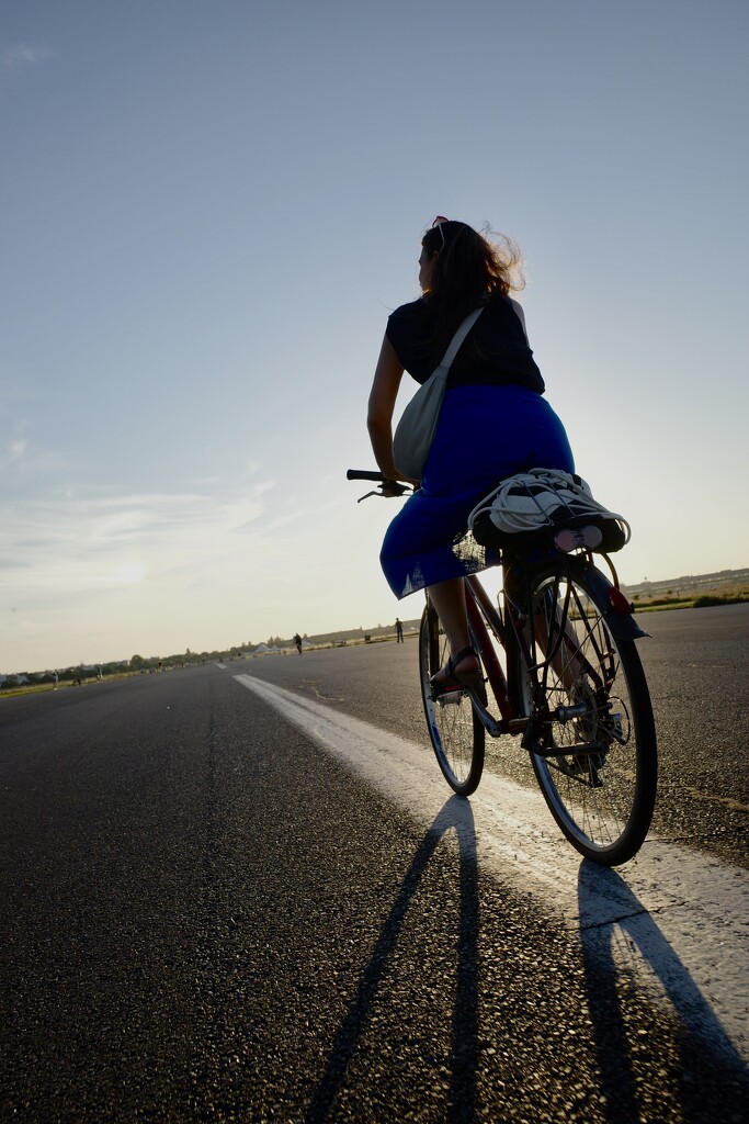 Cycling on the Old Runway by vincent24