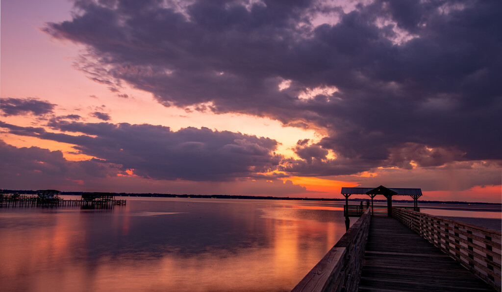 Very Calm Sunset Tonight! by rickster549