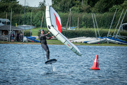 11th Aug 2024 - Flying man with mattress standing on large drawing pin