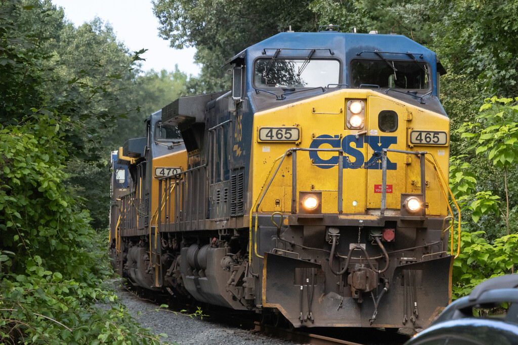 CSX Freight Train - Westford, MA by jpcaron