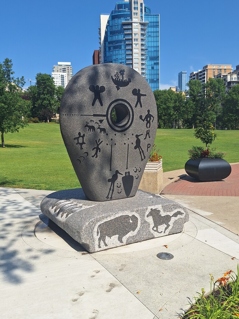 First Nations Sculpture  by bkbinthecity