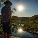 Overlooking Manning River at sundown by pusspup