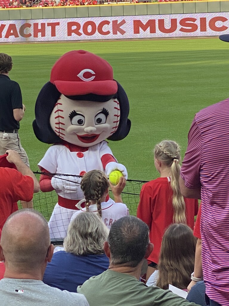 At the ared’s baseball game tonight  by ggshearron