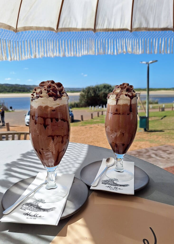 Decadent Chocolate Milkshakes by salza