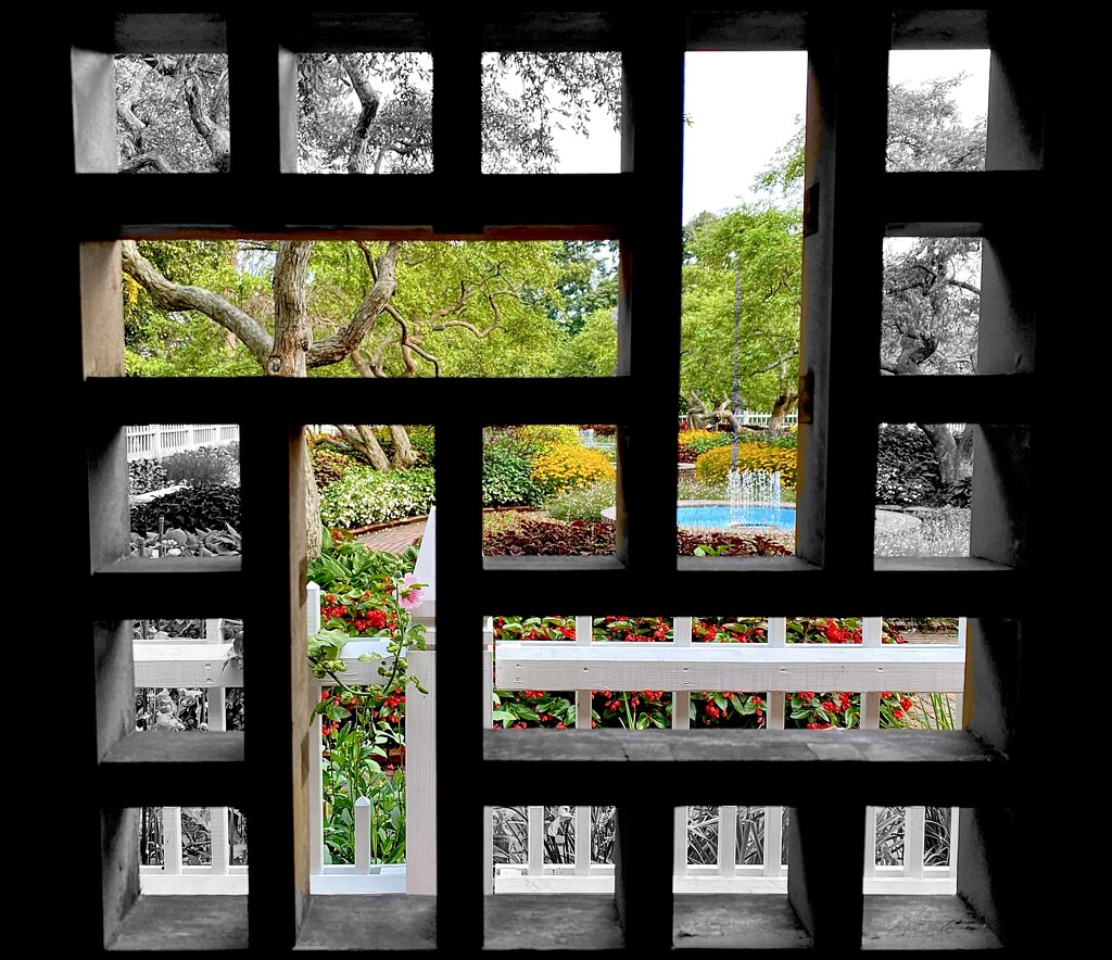 Garden Through The Trellis by rickaubin