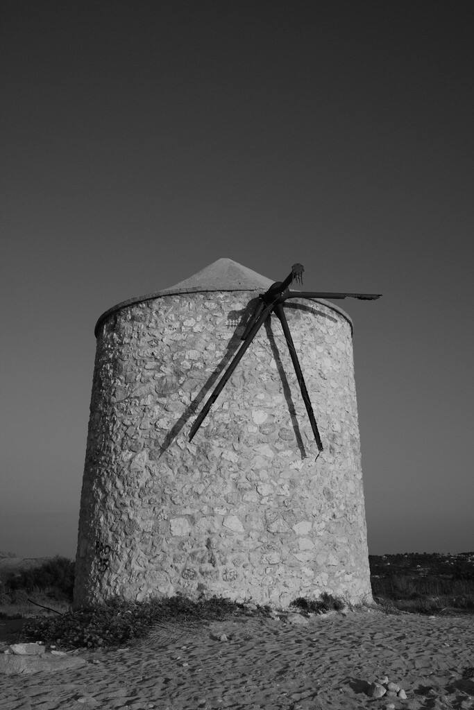 Lefkadan windmill  by plebster