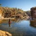 Tourist at the top pool by pusspup