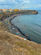 16th Aug 2024 - La conque beach from the cliff. 