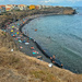 La conque beach from the cliff.  by cocobella