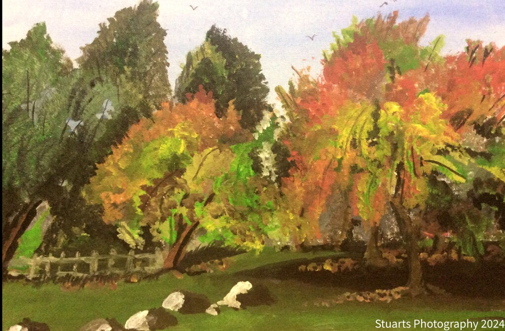 Autumn colours (painting) by stuart46