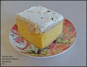 21st Aug 2024 - Vanila slice from Windmill bakery August 2024