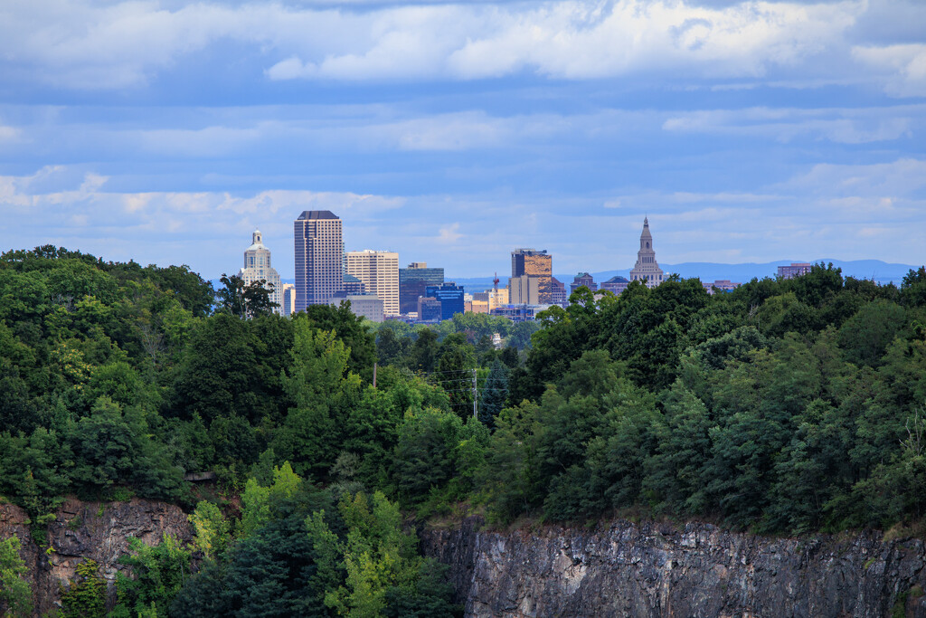 Downtown, viewed from the quarry. by batfish