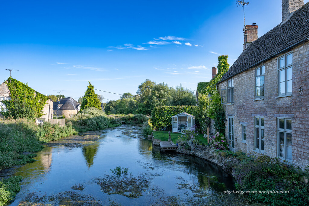 View from Fairford Town bridge by nigelrogers