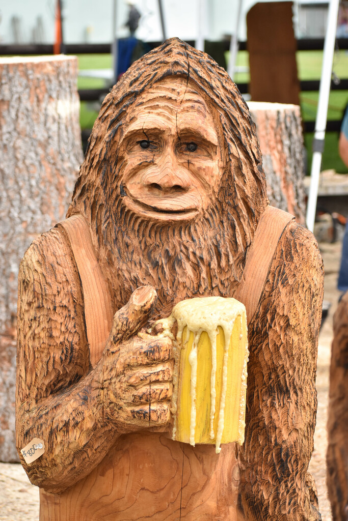 Chainsaw-Carved Sasquatch by bjywamer