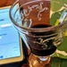 A glass of wine with the shopping order by boxplayer