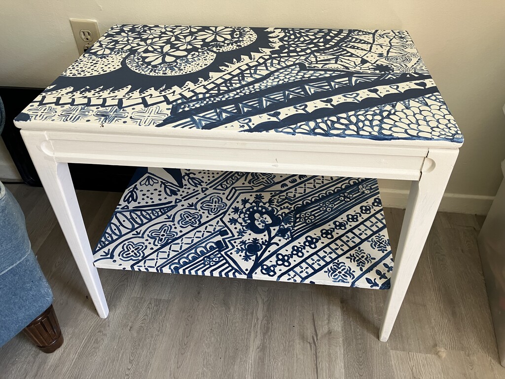 Side table makeover complete  by gratitudeyear