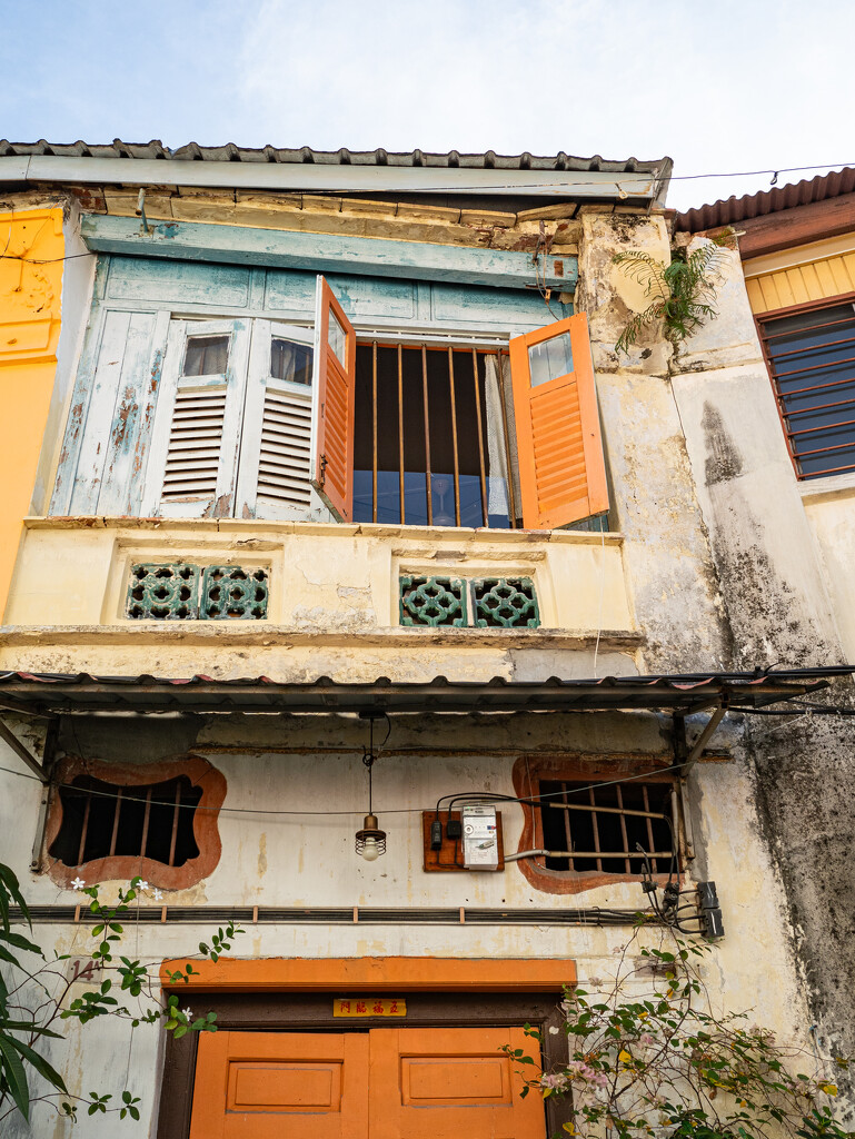 Orange and Blue Shutters by ianjb21