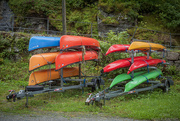 24th Aug 2024 - Colourful kayaks and canoes