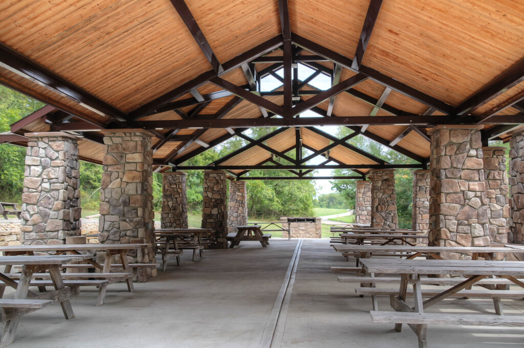 Picnic shelter by mittens