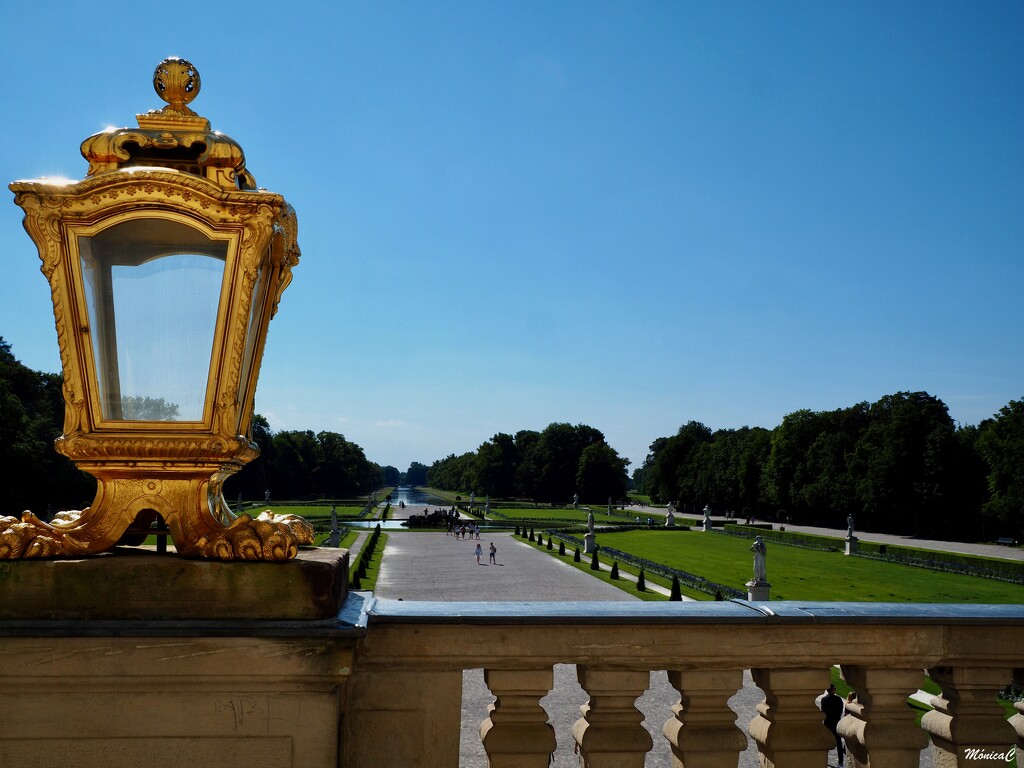 Nymphenburg Palace - View from the balcony by monicac