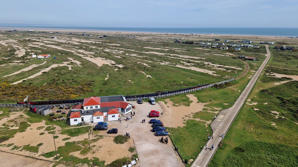 View from Dungeness Lighthouse by bunnymadmeg