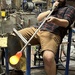 Glassblower at Simon Pierce, Queechee VT by swagman