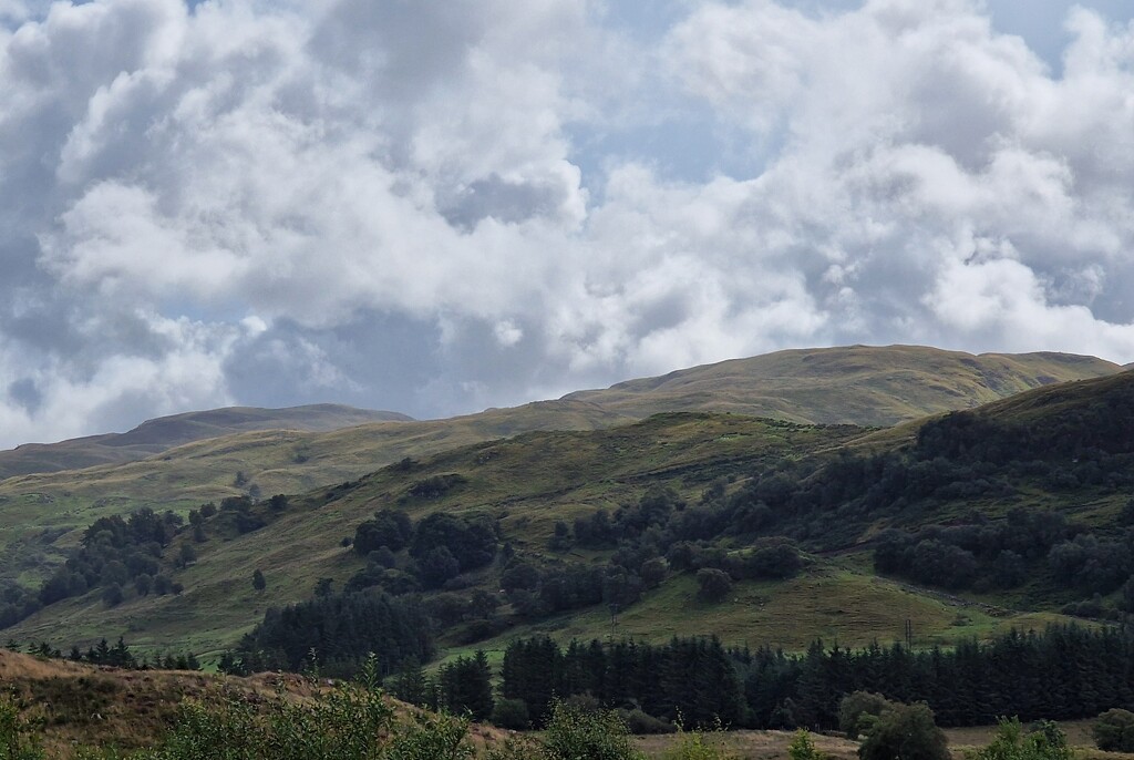 hillside and sky by christophercox