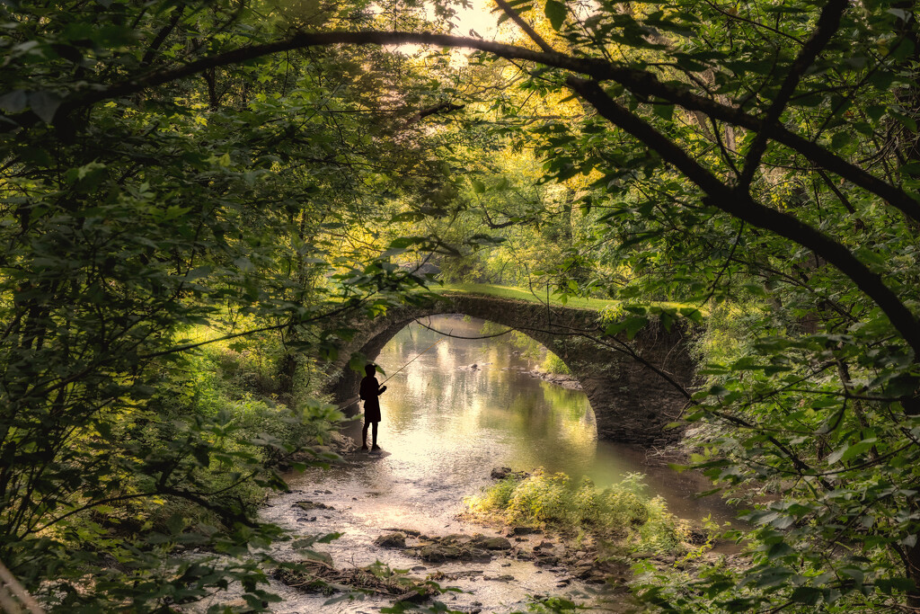 Dreamy Bridge Fishing by pdulis