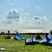 Kites, people and swans were mingling together :) by stimuloog