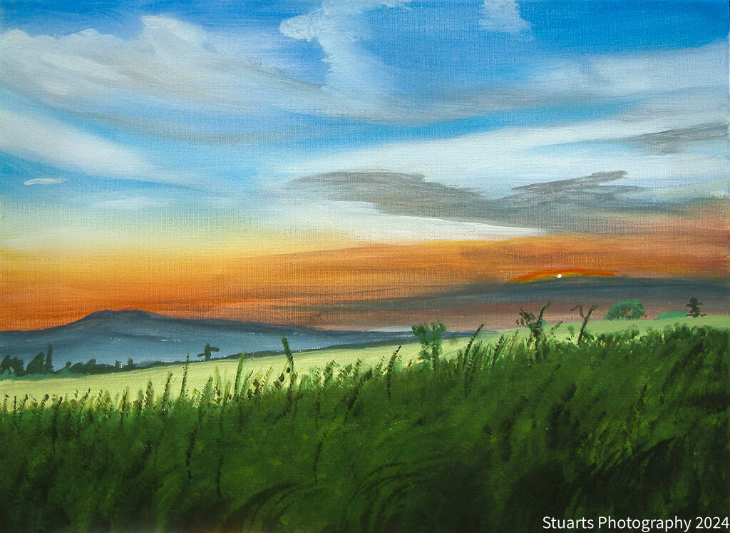 Sunrise (painting) by stuart46