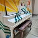 Painted piano by scoobylou