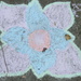 Chalk Drawing Flower  by sfeldphotos