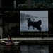 Vintage Mural installation on the Huntsville Swing Bridge by radiogirl