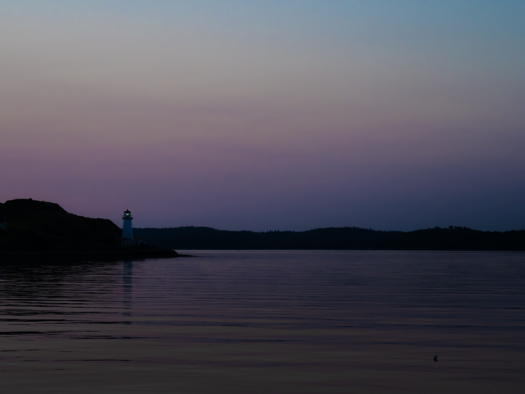 the lighthouse at dawn by northy