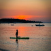 Paddleboarding at Sunset by jnewbio