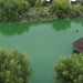 A lake so green