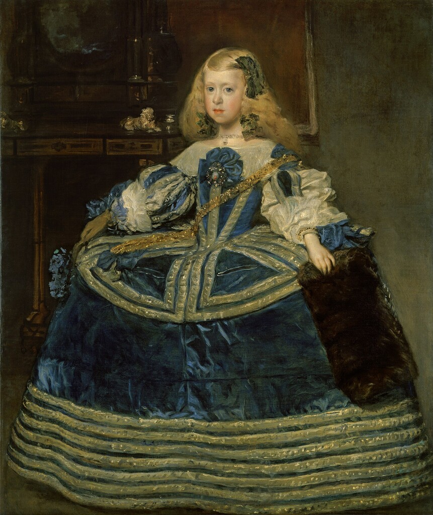 La infanta Margarita en azul by franbalsera