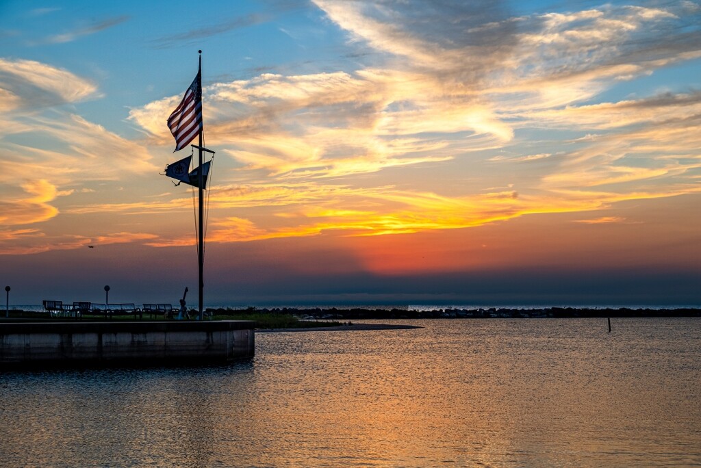 Sunset over Lake Michigan by mdaskin