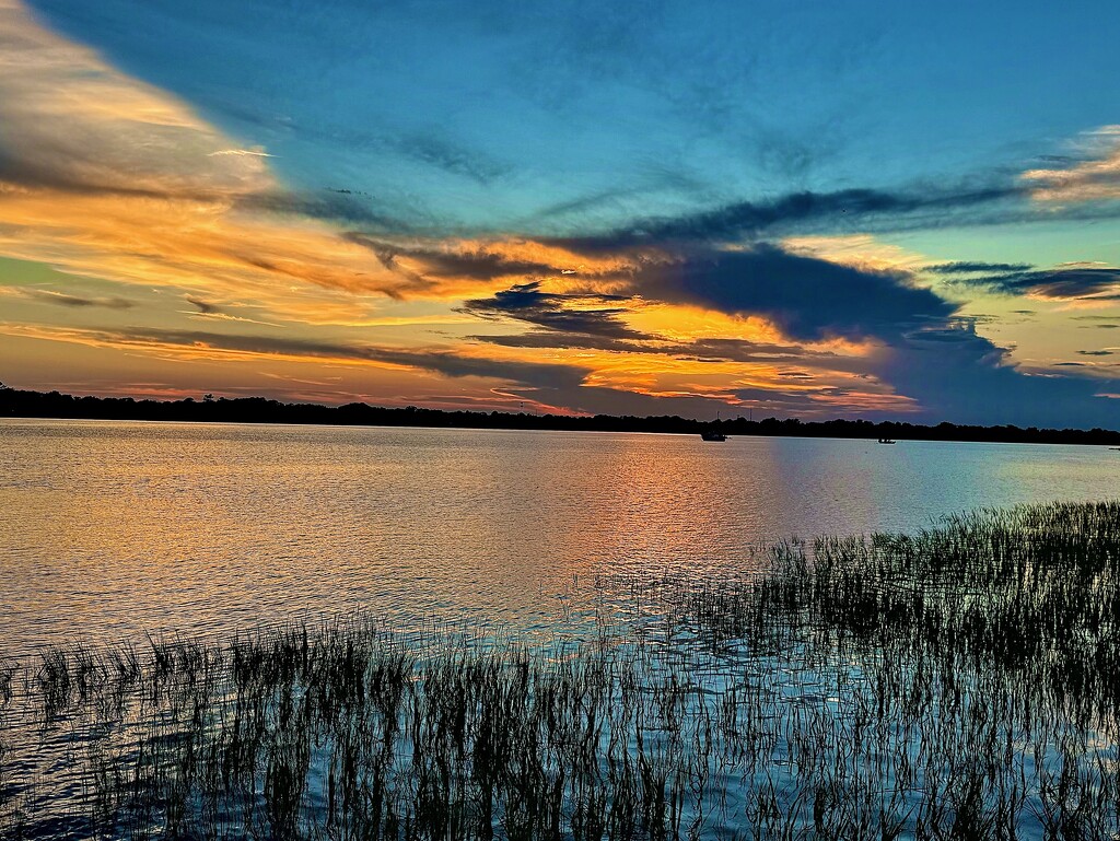 Marsh sunset by congaree