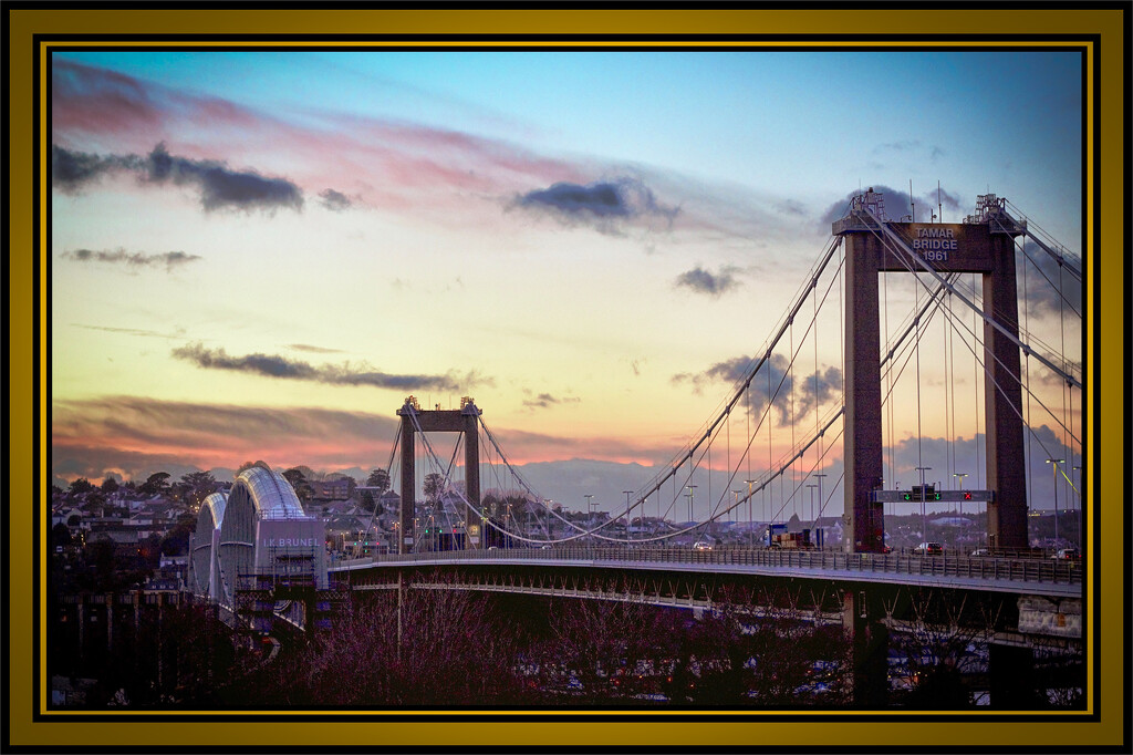 The bridges across the Tamar River  by swillinbillyflynn