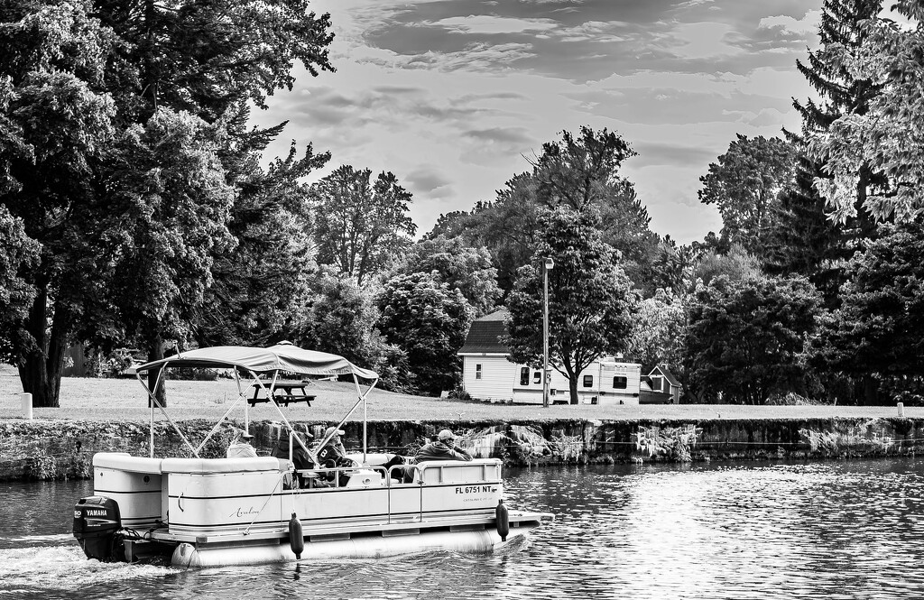 Boating on the Canal by darchibald