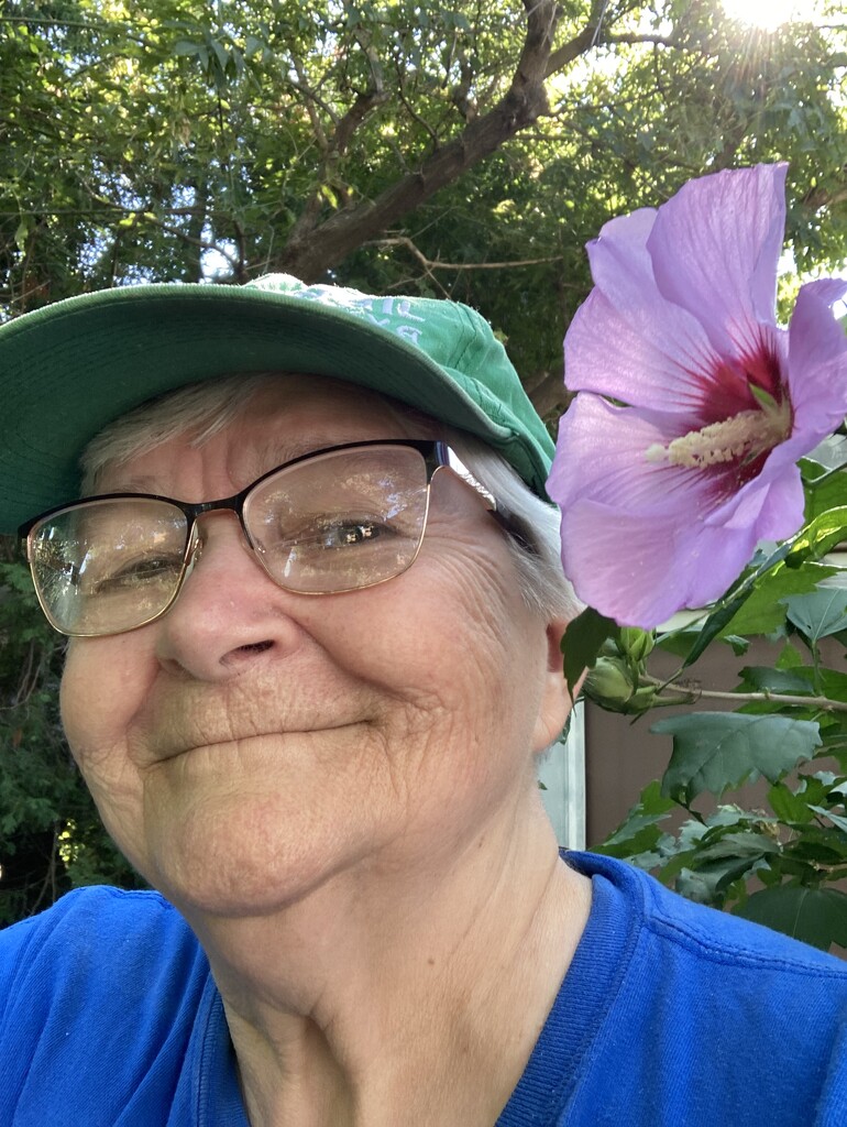 Selfie with Flower by spanishliz