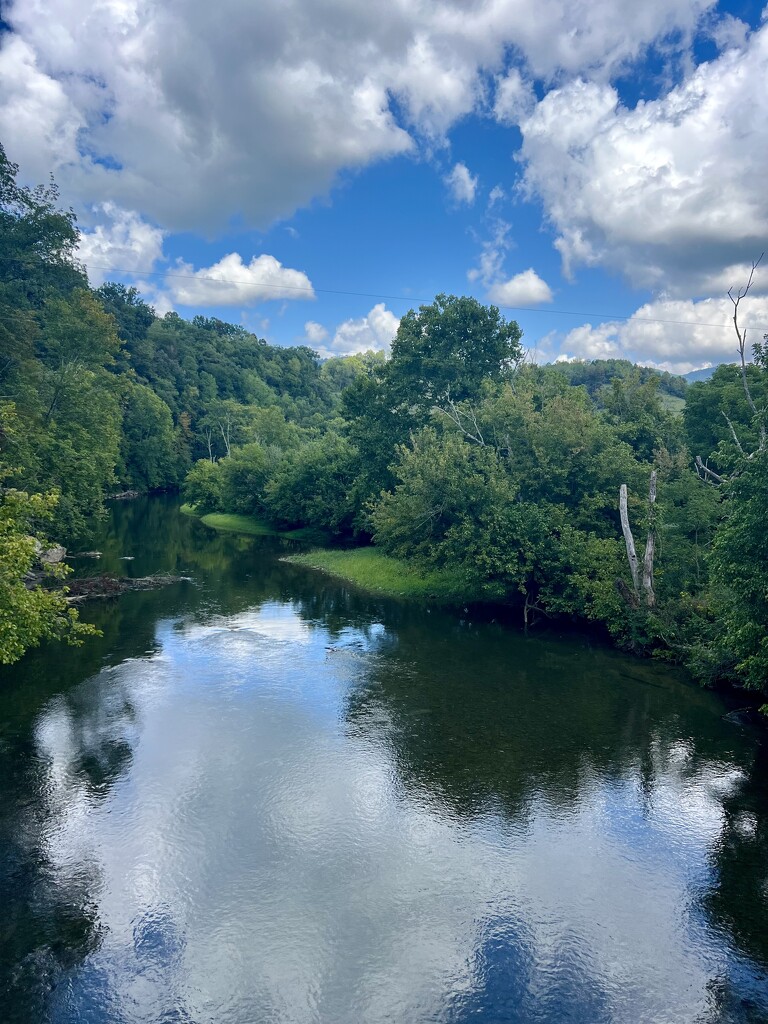 Overlooking the River by calm