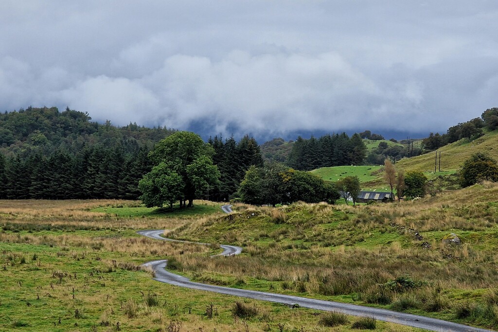 cloud and road by christophercox