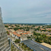 View above Arles, France. 