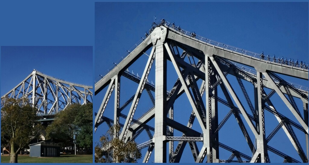 The Story Bridge - complete with pedestrians... by robz