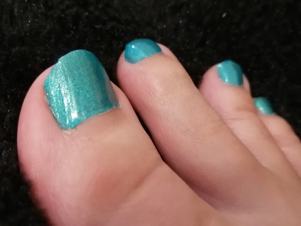 Teal Toes!  by princessicajessica